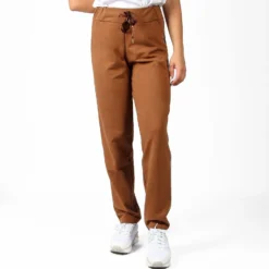 MY JEWELS - PANTALONE FELPA CAMEL CON STRASS