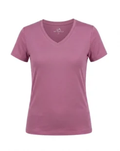 MY JEWELS - Tshirt mezza manica con scollo a V BAMBOO bianca