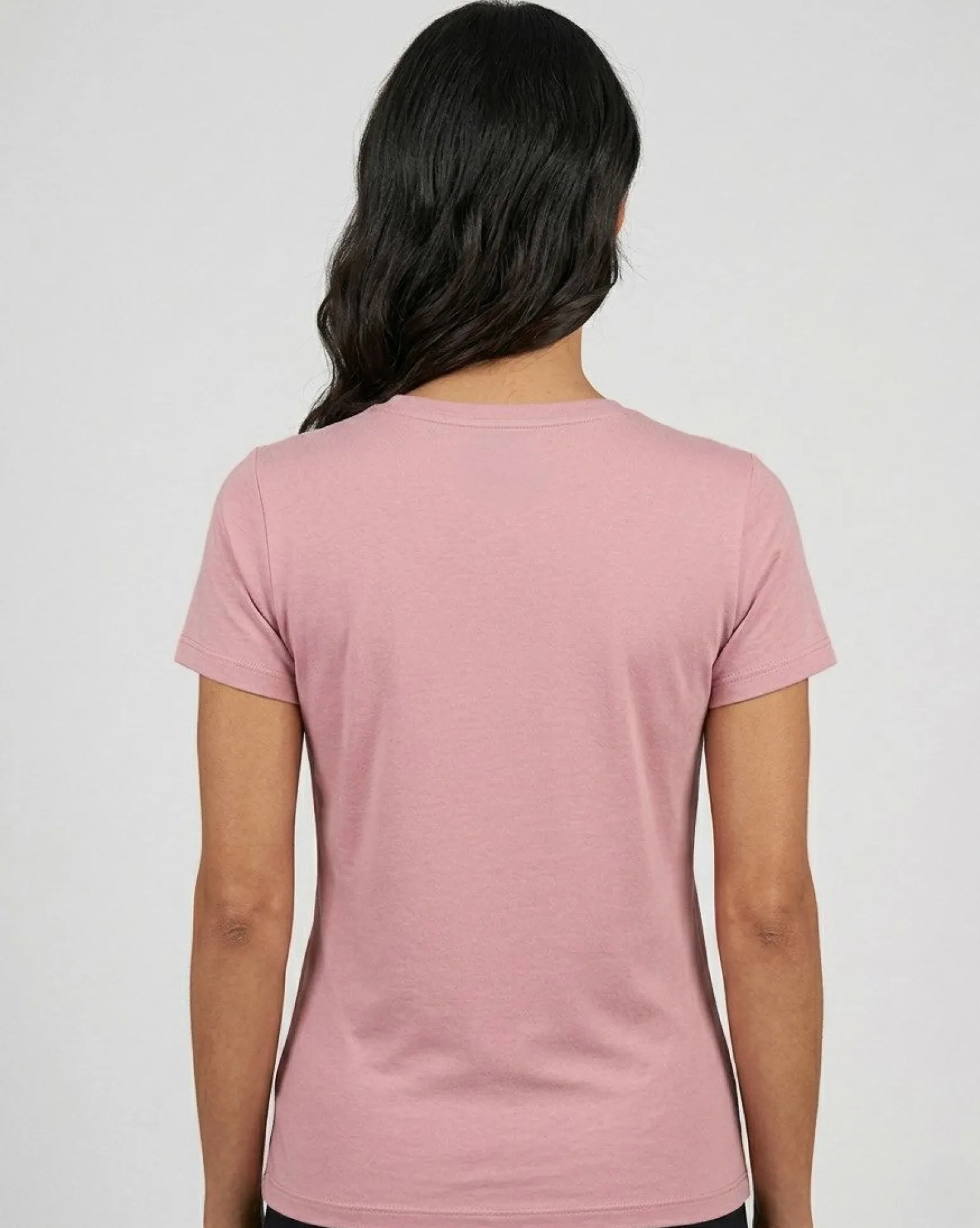 MY JEWELS - Tshirt mezza manica con scollo a V BAMBOO rosa