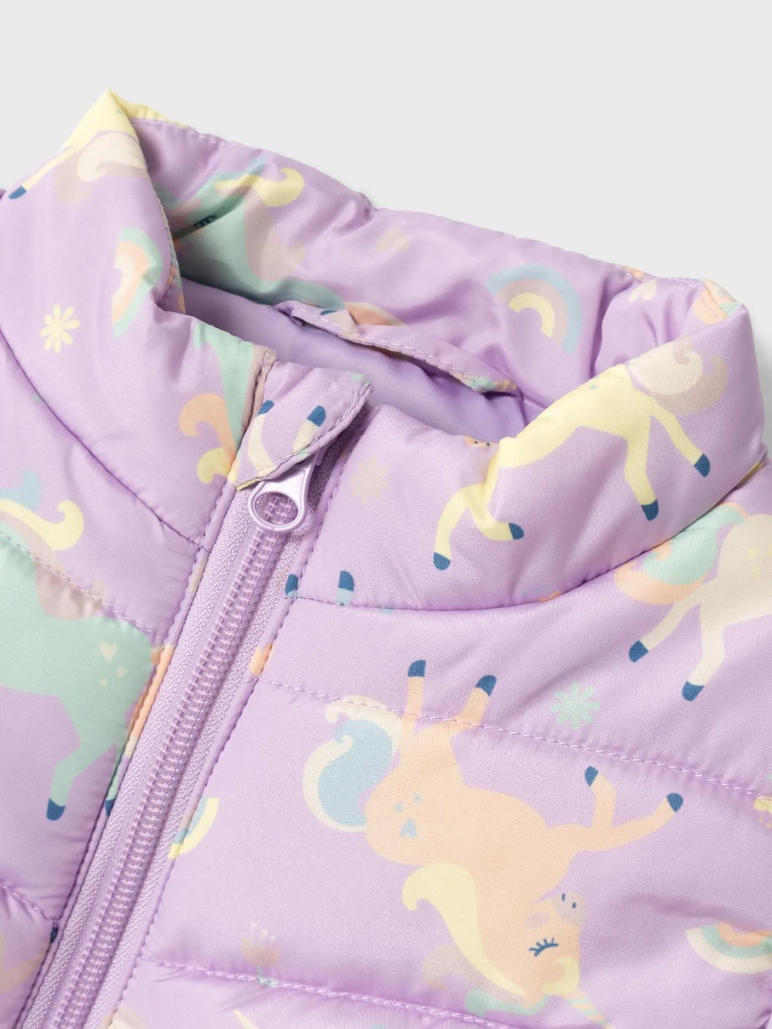 NAME IT - SMANICATO ROSA DA BAMBINA CON STAMPA UNICORNI