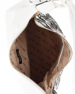 NARDINI - Borsa sacca animalier con tasca posteriore, tracolla removibile