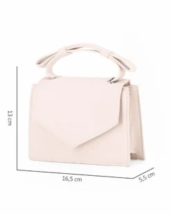 NARDINI - Clutch beige con patta