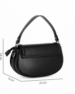 NARDINI - Minibag nera con patta e tracolla removibile
