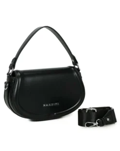 NARDINI - Minibag nera con patta e tracolla removibile