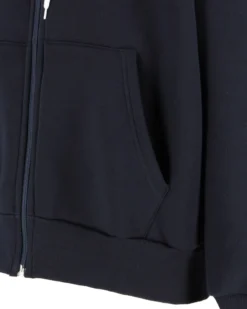 NASA - FELPA CON CAPPUCCIO E ZIP BLU/ROSSA/GRIGIA DA UOMO
