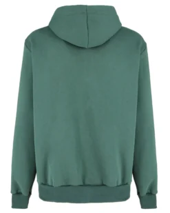 NASA - FELPA VERDE DA UOMO CON ZIP E CAPPUCCIO