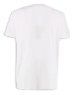 NASA - Tshirt bianca da uomo con logo frontale -  JL052521