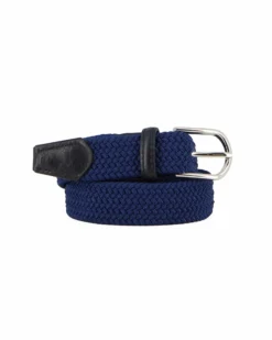 NAZARENO GABRIELLI - Cinta blu junior, intrecciata ed elasticizzata