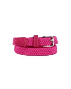NAZARENO GABRIELLI - Cinta fuxia da donna, intrecciata ed elasticizzata