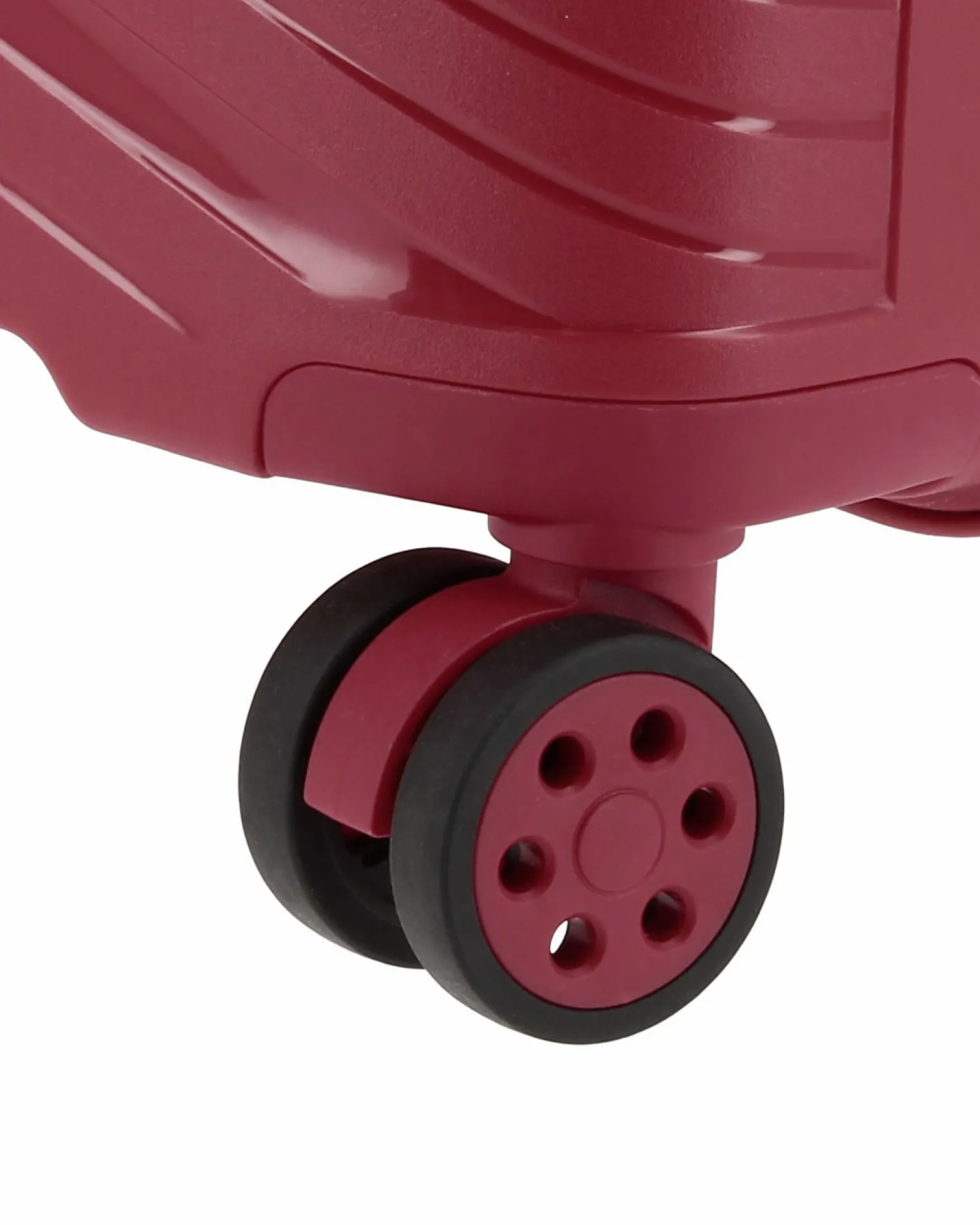 NAZARENO GABRIELLI - TROLLEY BORDEAUX IN ABS 4 RUOTE