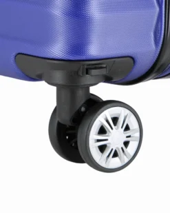 NAZARENO GABRIELLI - TROLLEY BLU IN ABS 4 RUOTE
