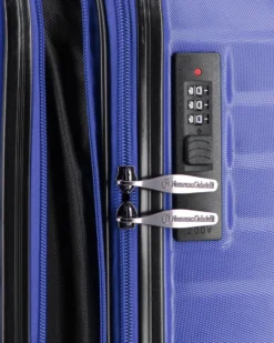 NAZARENO GABRIELLI - TROLLEY BLU IN ABS 4 RUOTE