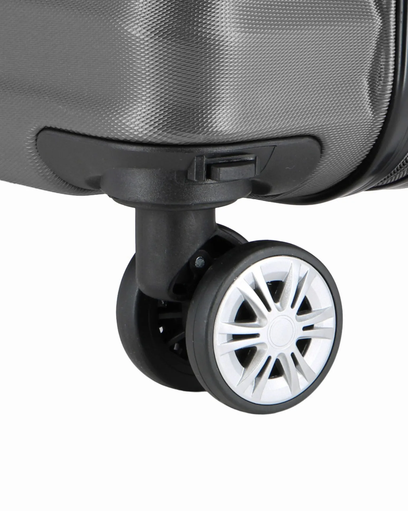 NAZARENO GABRIELLI - TROLLEY GRIGIO IN ABS 4 RUOTE