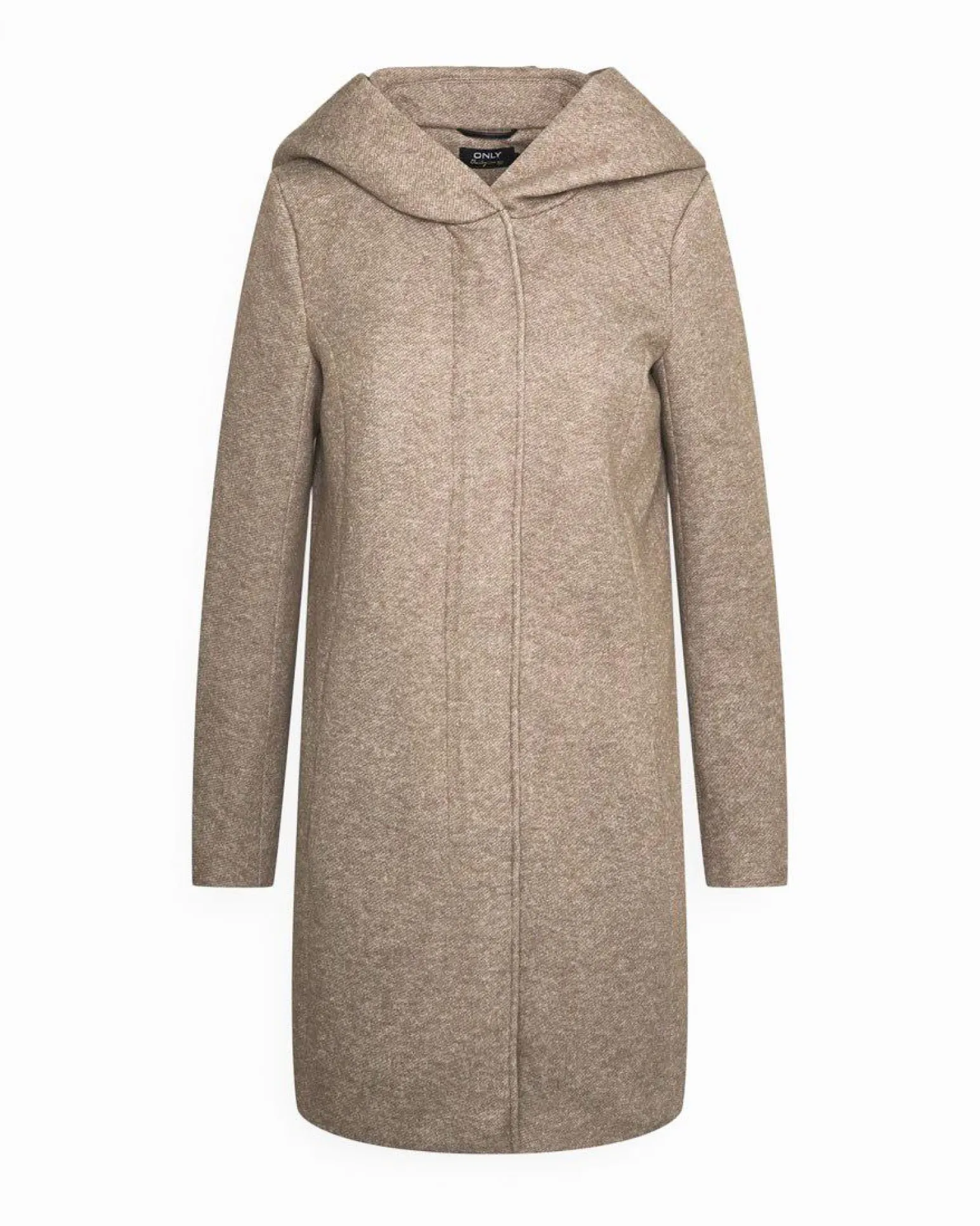 NEON & NYLON by Only - CAPPOTTO DONNA CON CAPPUCCIO ROSSO