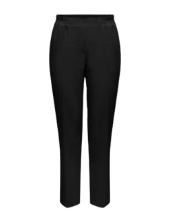 NEON&NYLON - PANTALONE NERO CON VITA ELASTICIZZATA E TASCA AMERICANA