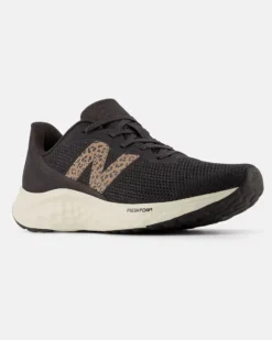 NEW BALANCE -  SCARPA DA RUNNING NERA CON DETTAGLI LEOPARDATI DA DONNA, WARISIK4