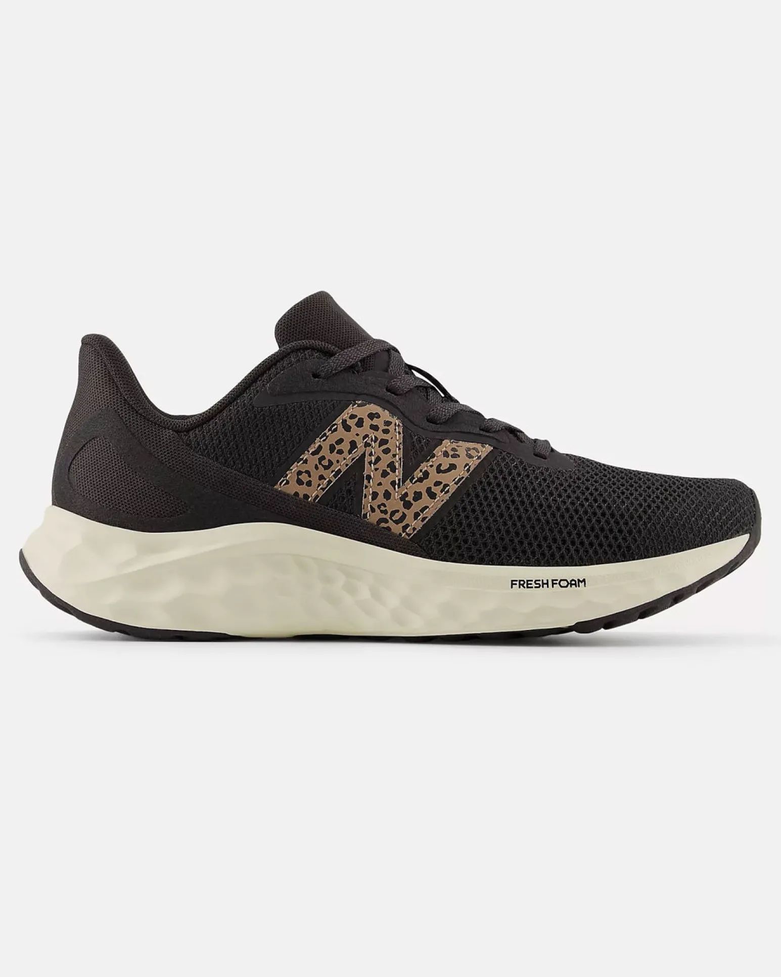 NEW BALANCE - SCARPA DA RUNNING NERA CON DETTAGLI LEOPARDATI DA DONNA, WARISIK4