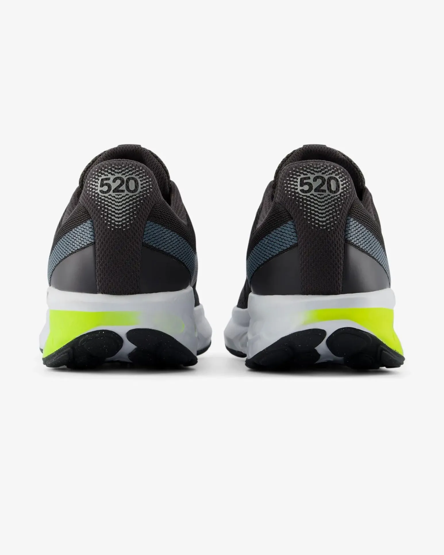 NEW BALANCE - SCARPA DA RUNNING FRESH FOAM 520 V9 NERA CON DETTAGLI GIALLO FLUO E GRIGI DA UOMO, M52031E