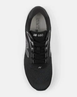 NEW BALANCE - SCARPA DA RUNNING FOAM X 680 V9 NERA CON DETTAGLI  GRIGIE DA UOMO, M6805NK