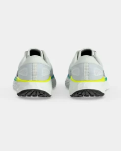 NEW BALANCE - SCARPA DA RUNNING FRESH FOAM EVOZ V4 BIANCA CON DETTAGLI GIALLO FLUO E BLU  DA UOMO, MEVOZ2AM