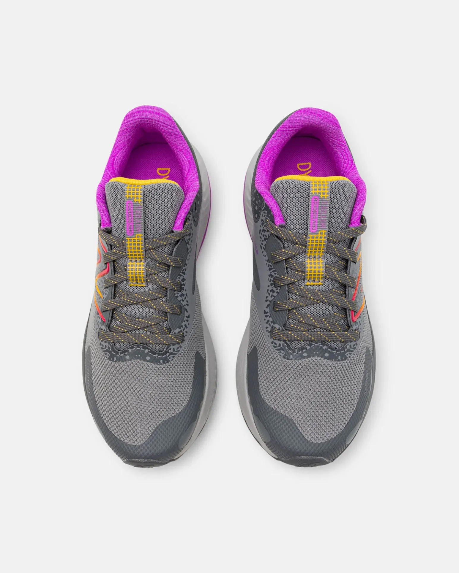 NEW BALANCE - Scarpa da trail running donna grigia in mesh traspirante con intersuola in schiuma - DYNASOFT NITREL V5