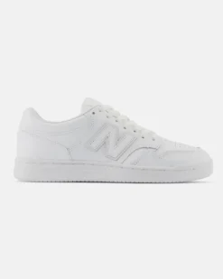 NEW BALANCE - Sneaker da uomo bianche in VERA PELLE con soletta Ortholite - 480