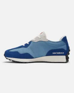 NEW BALANCE - SNEAKERS BLU CON LOGO ROSSO LIFESTYLE, NUMERATA 35,5/40 - GS327VD