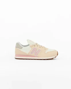 NEW BALANCE - Sneakers da donna beige e rosa con dettagli scamosciati e soletta NB comfort