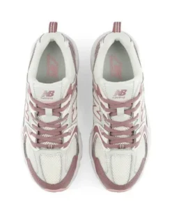 NEW BALANCE - SNEAKERS JUNIOR LIFESTYLE BIANCA E MALVA DAL 35.5 AL 40, G530919