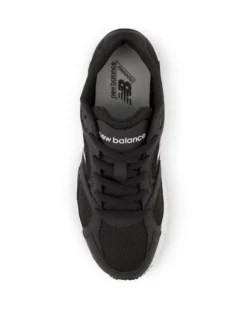 NEW BALANCE - SNEAKERS JUNIOR LIFESTYLE NERE CON DETTAGLI BIANCHI DAL 35.5 AL 40, G4081M7