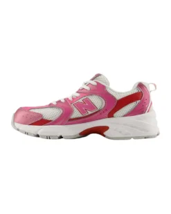 NEW BALANCE -  SNEAKERS JUNIOR LIFESTYLE FUXIA  CON DETTAGLI BIANCHI,  ROSA  E ROSSI DAL 35.5 AL 40, G5303XO
