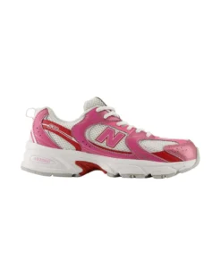 NEW BALANCE -  SNEAKERS JUNIOR LIFESTYLE FUXIA  CON DETTAGLI BIANCHI,  ROSA  E ROSSI DAL 35.5 AL 40, G5303XO