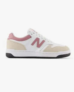 NEW BALANCE 480 – SNEAKERS JUNIOR LIFESTYLE BEIGE / ROSA / BIANCA  -  GB48093B