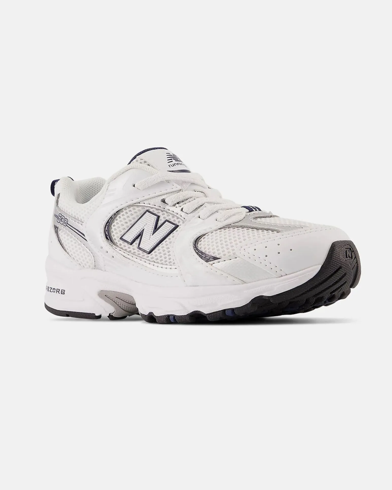 NEW BALANCE - SNEAKERS KIDS BIANCA EGRIGIA E NERA LIFESTYLE SYN/TEX PS - PZ530SB1
