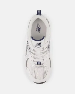NEW BALANCE - SNEAKERS KIDS BIANCA EGRIGIA E NERA LIFESTYLE SYN/TEX PS - PZ530SB1
