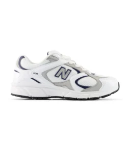 NEW BALANCE -  SNEAKERS KIDS LIFESTYLE BIANCHE CON DETTAGLI GRIGI E NERI DAL 28 AL 35, P4082XM