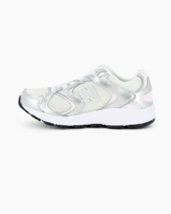 NEW BALANCE - SNEAKERS KIDS  LIFESTYLE BIANCHE, SILVER E ROSA DAL 28 AL 35, P4088NR