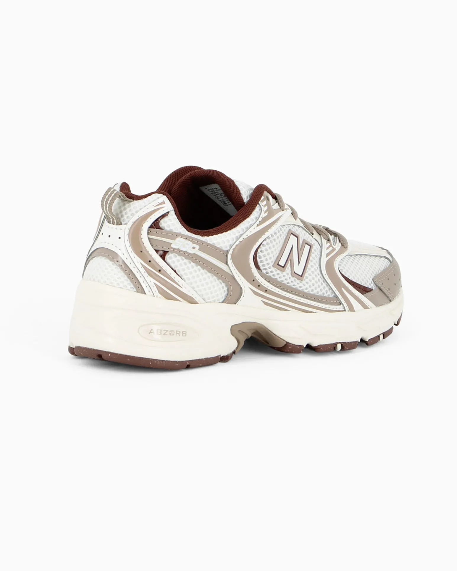 NEW BALANCE - SNEAKERS LIFESTYLE BIANCHE CON DETTAGLI MARRONI E BEIGE DA DONNA, U530COB