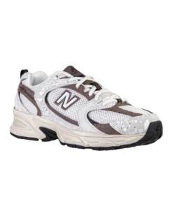 NEW BALANCE -  SNEAKERS LIFESTYLE BIANCHE CON DETTAGLI MARRONI, U5308EL