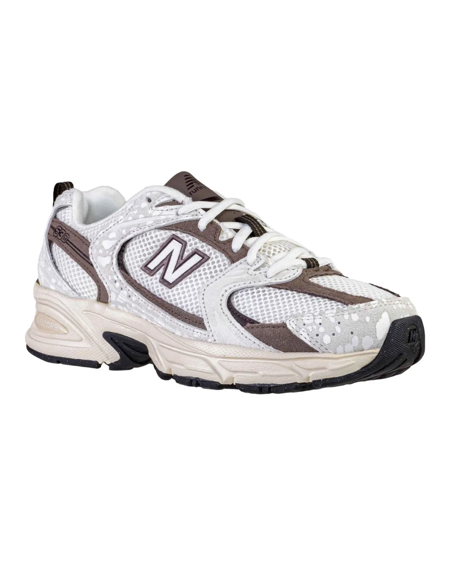 NEW BALANCE - SNEAKERS LIFESTYLE BIANCHE CON DETTAGLI MARRONI, U5308EL