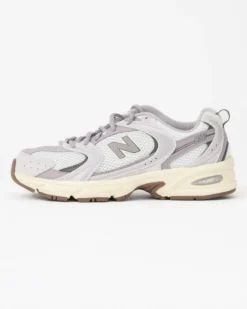 NEW BALANCE -  SNEAKERS LIFESTYLE BIANCHE CON DETTAGLI MALVA E GRIGI, U5307VI