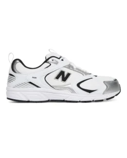 NEW BALANCE - SNEAKERS  LIFESTYLE BIANCHE, NERE E SILVER, ML408WB