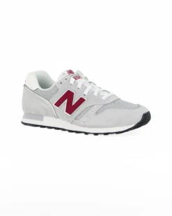 NEW BALANCE - SNEAKERS LIFESTYLE GRIGIE CON DETTAGLI ROSSI DA UOMO,  U3732LL