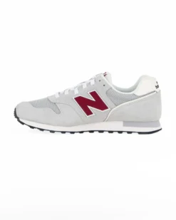 NEW BALANCE - SNEAKERS LIFESTYLE GRIGIE CON DETTAGLI ROSSI DA UOMO,  U3732LL