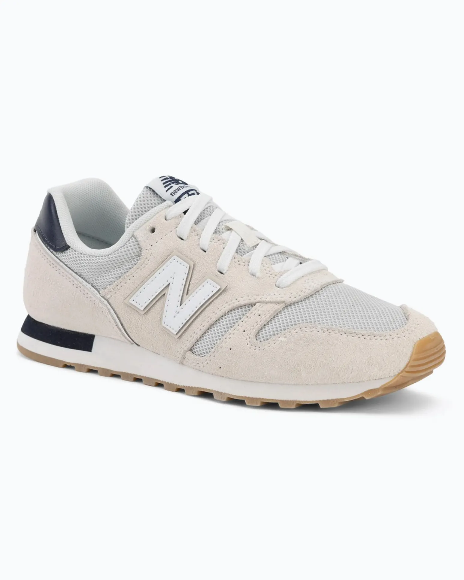 NEW BALANCE - SNEAKERS LIFESTYLE BEIGE CON DETTAGLI GRIGI E BLU, M3735I3