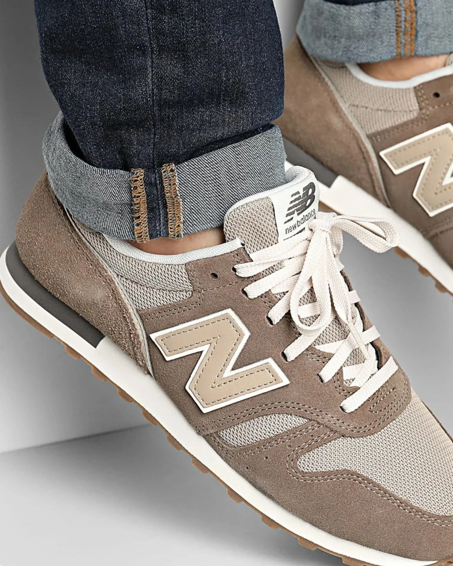 NEW BALANCE - SNEAKERS LIFESTYLE MARRONI CON DETTAGLI TAUPE, M3737WA