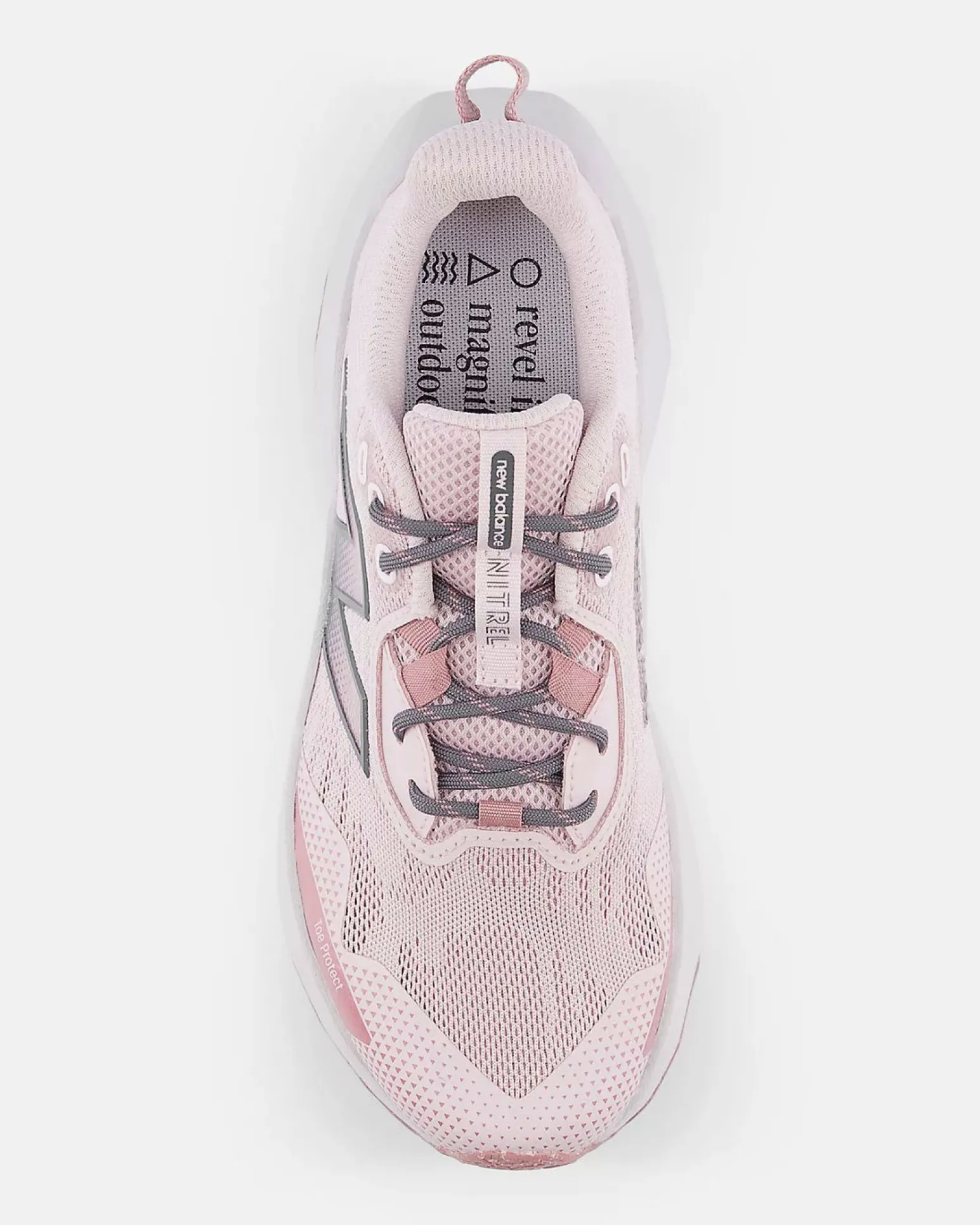 NEW BALANCE - SNEAKERS TRAIL ROSA CON DETTAGLI GRIGI,WNTR16T