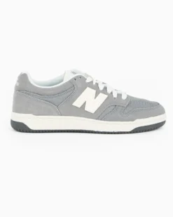 NEW BALANCE - SNEAKERS UOMO  GRIGIA E BIANCA  LIFESTYLE SUEDE/MESH - U480P736