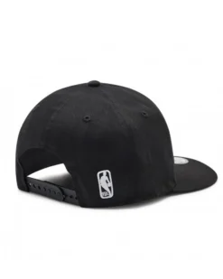 NEW ERA - Cappello a visiera piatta nero con logo Lakers - 9 FIFTY