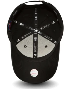 NEW ERA - Cappello nero e bianco regolabile
